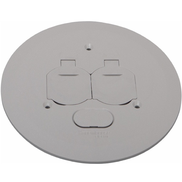 Newhouse Electric Box Cover, Floor Box Type, 1 Gang, PVC, Non-metallic Cover Type 8100PVG - main